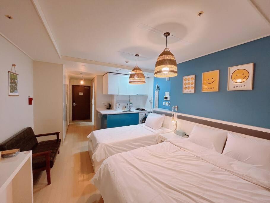 Haeundae Beach Stay #2Min Walk #2Beds Busan Exterior photo